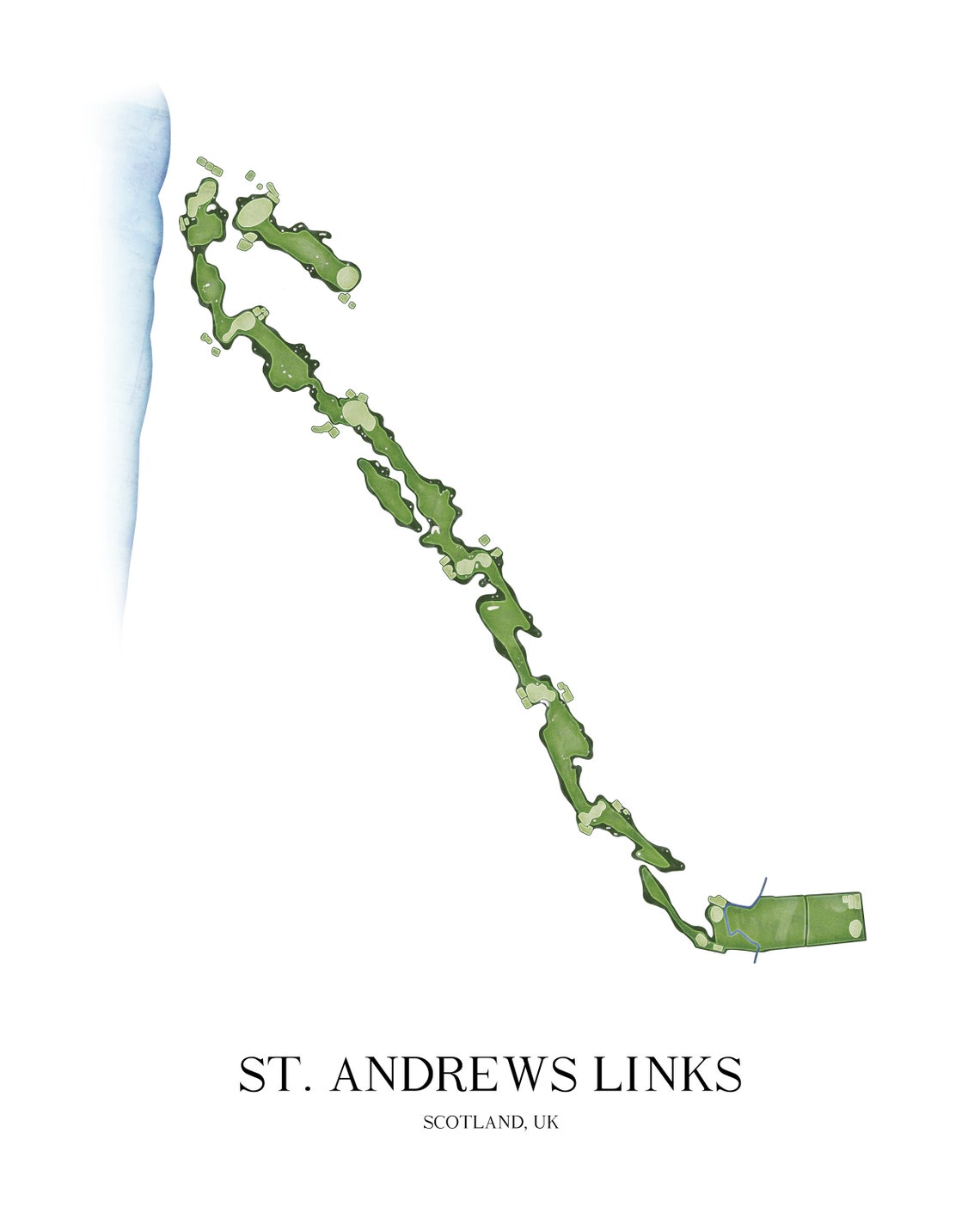 The Villages Printable Golf Course Map