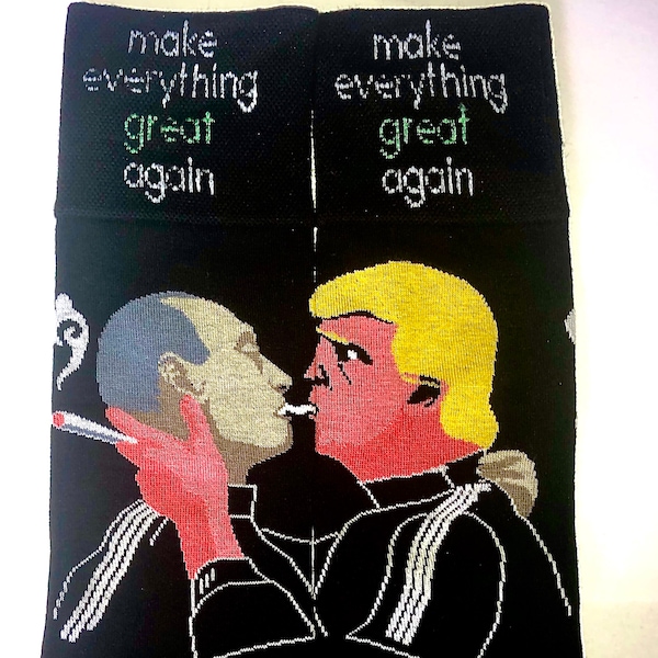 Trump Loves Putin Socks & Magnets— “Make Everything Great Again”