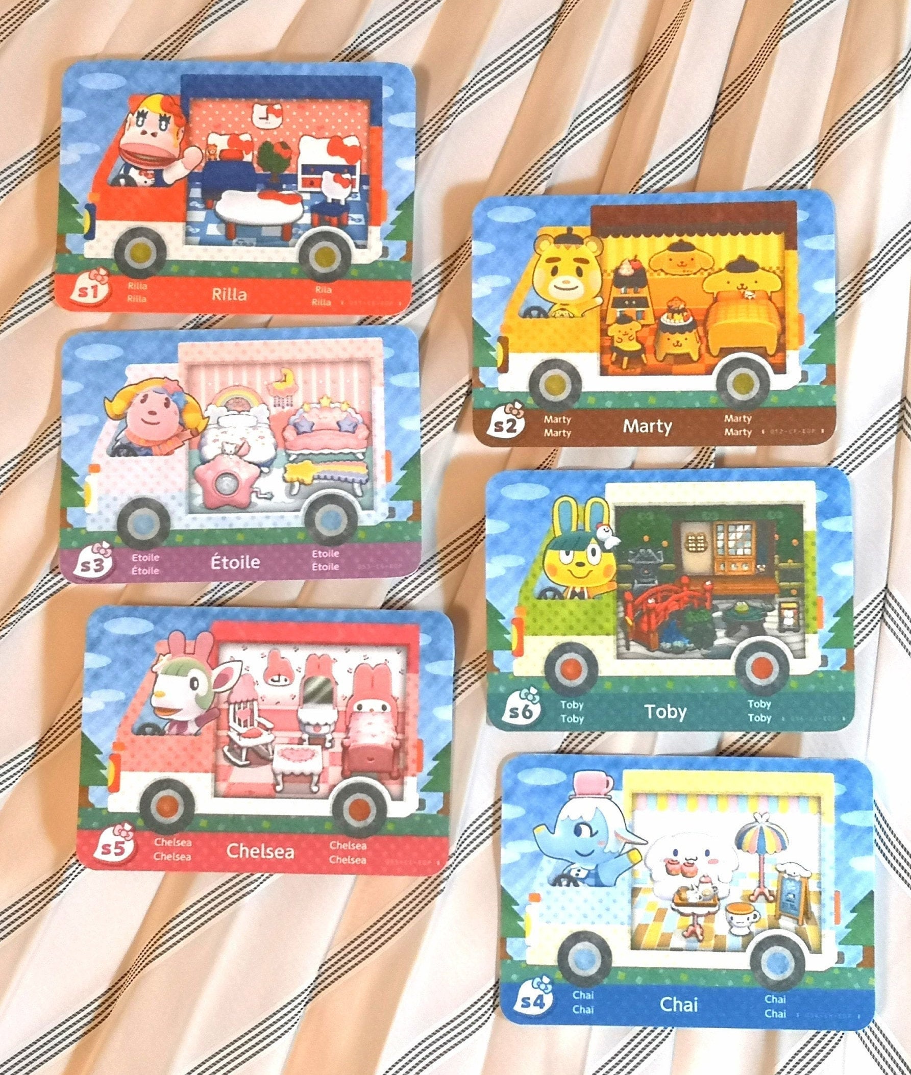 Animal Crossing Sanrio Amiibo Cards NFC Amiibo Cards Etsy