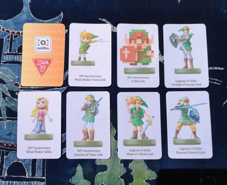 The Legend Of Zelda Breath Of The Wild Amiibo Cards www.etsy.com