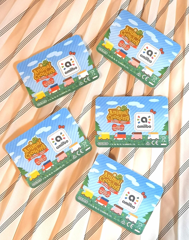 Animal Crossing Sanrio Amiibo Cards NFC Amiibo Cards | Etsy