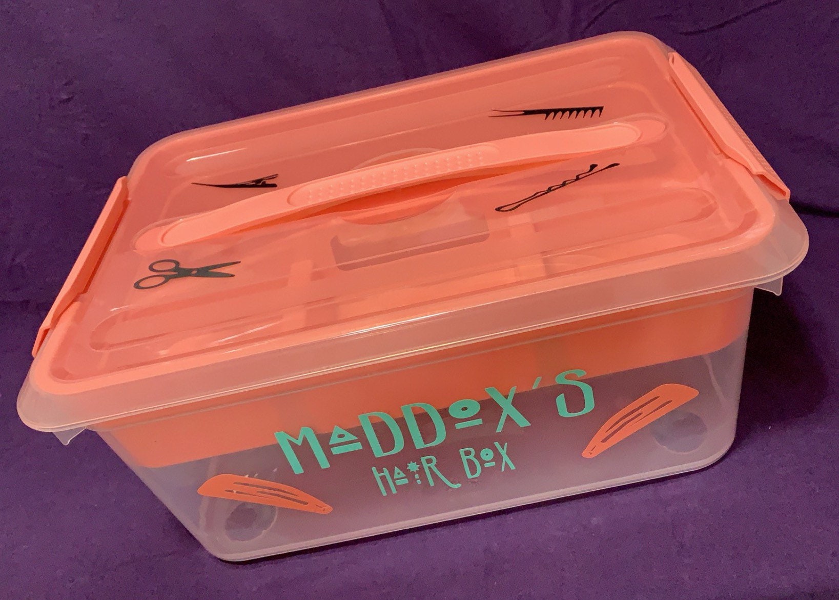 Custom Hair Accessory Box Large Etsy