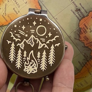 Personalized Brass Compass Anniversary Gifts For Men Brass Compass Birthday Gift For Dad Groomsmen Gift For Him Christmas Gifts For Him