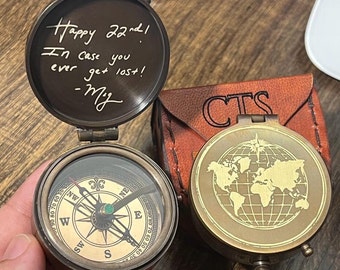 Personalized Custom school-themed compass souvenir an inspiring touch for the new academic year, Working Compass Keepsake After Summer Camp