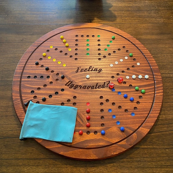 Hand Painted Aggravation Game with Custom engraving