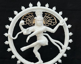 Tanzende Shiva Nataraj Statue, 26,5 cm Shiva Natraja Idol, Wohnkultur, Tempel Altar Yoga Hall Studio Decor, Lord Of Dance, Nataraja Geschenk für Frau