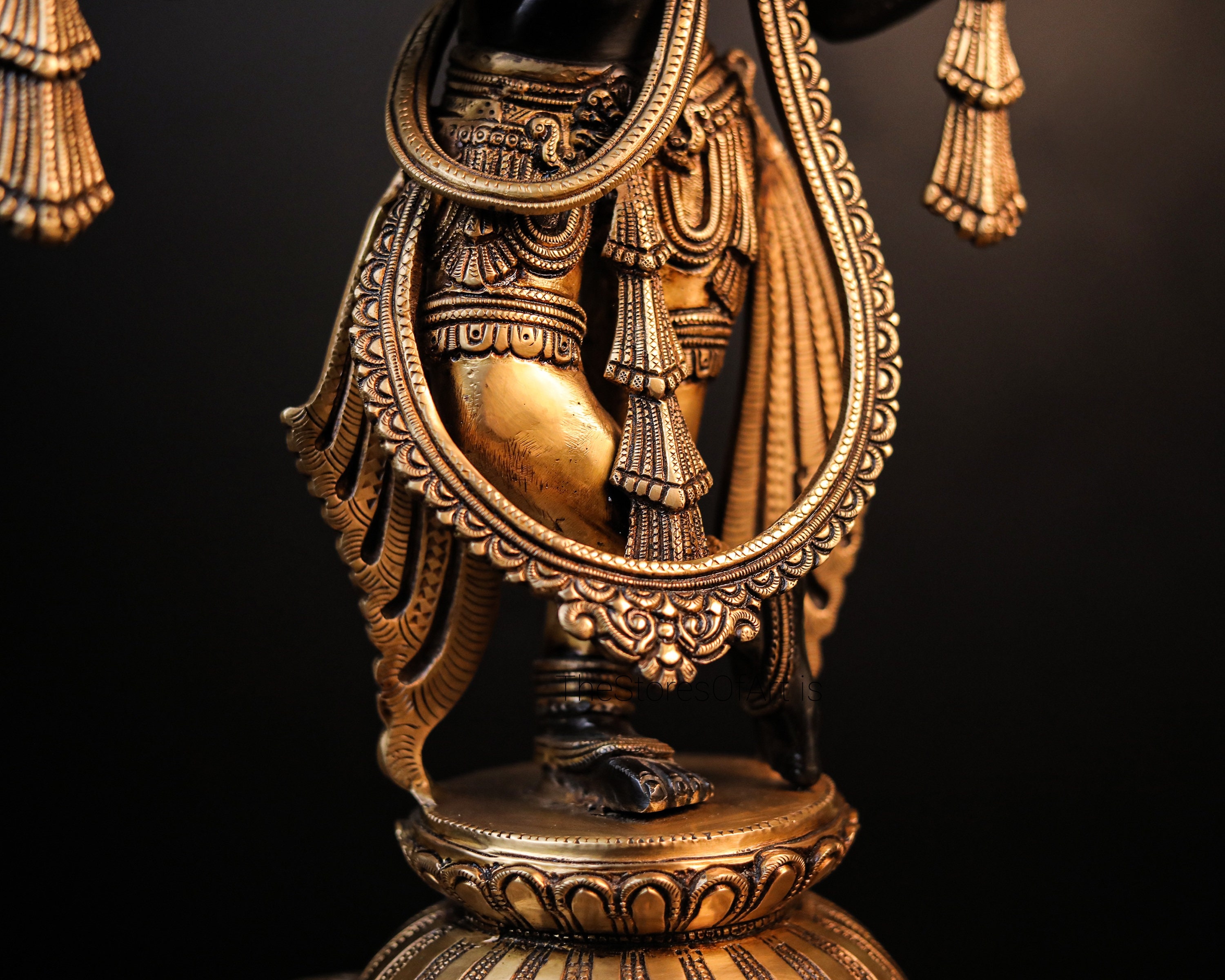 Big Size Krishna Statue 61CM Hindu God Gopal Ji Standing Etsy