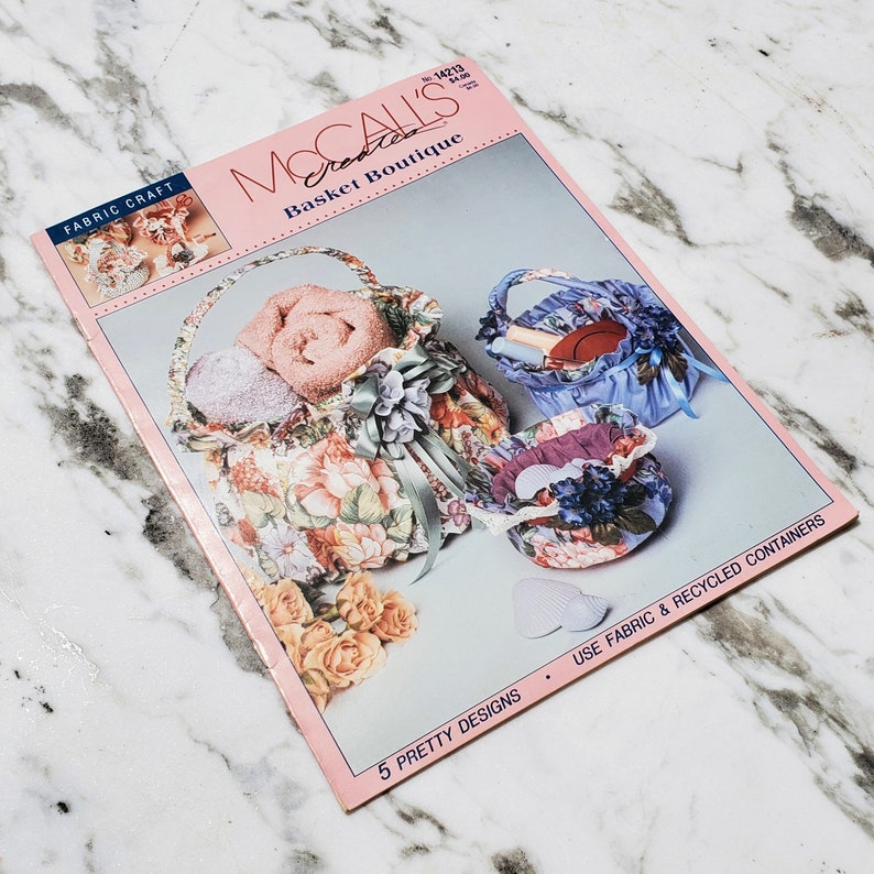 1994 Basket Boutique Uncut and Factory Folded McCall/'s 14213