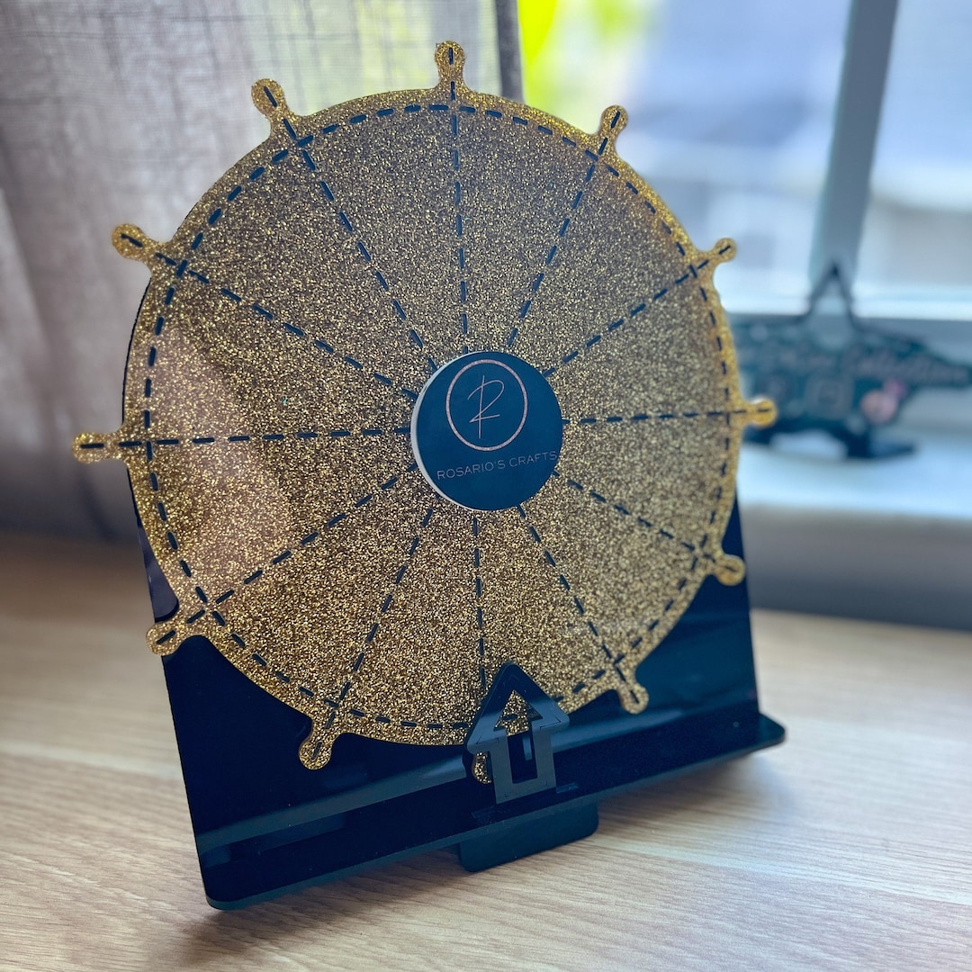 Branded Spin Wheel, Table Top Spin Wheel Game, Custom Spin Wheel