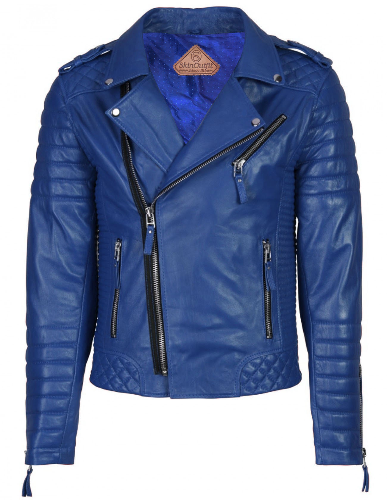 Premium Quality Leather Bomber Jacket Motorcycle Lambskin Etsy