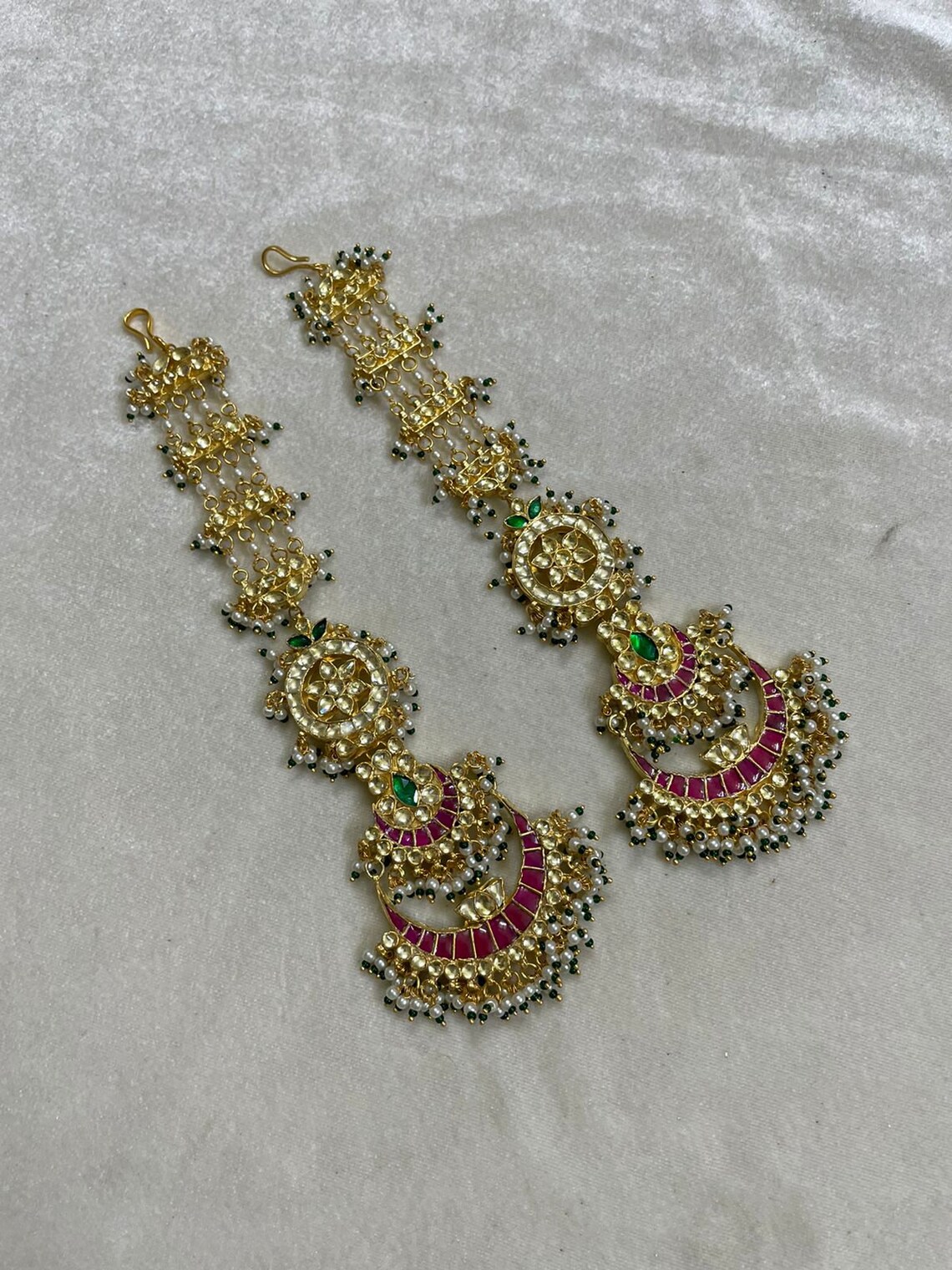 Pachi kundan earrings Clearance