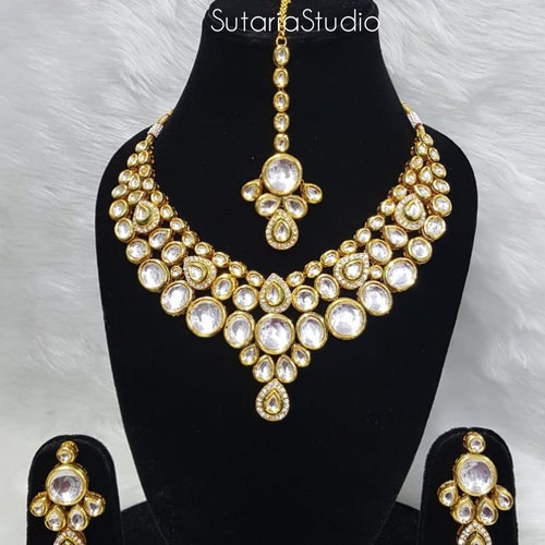 Kundan Necklace Set Meenakari Kundan 