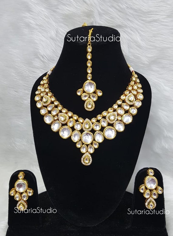 Kundan Necklace Set Meenakari Kundan 