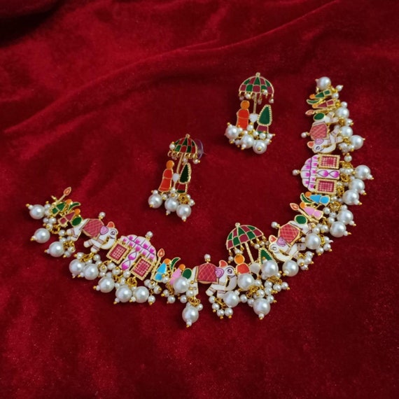 Baraat Necklace Set Baraat Bangles 