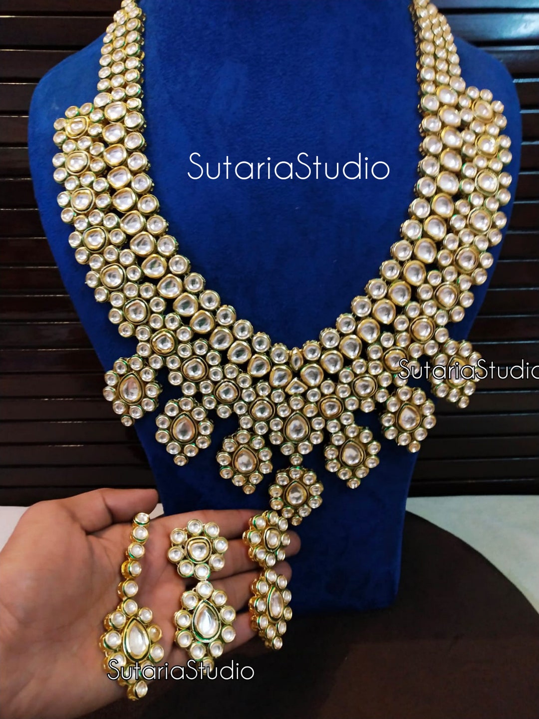 Royal Bridal Kundan Jewelry Bridal Kundan Haar Designer Etsy