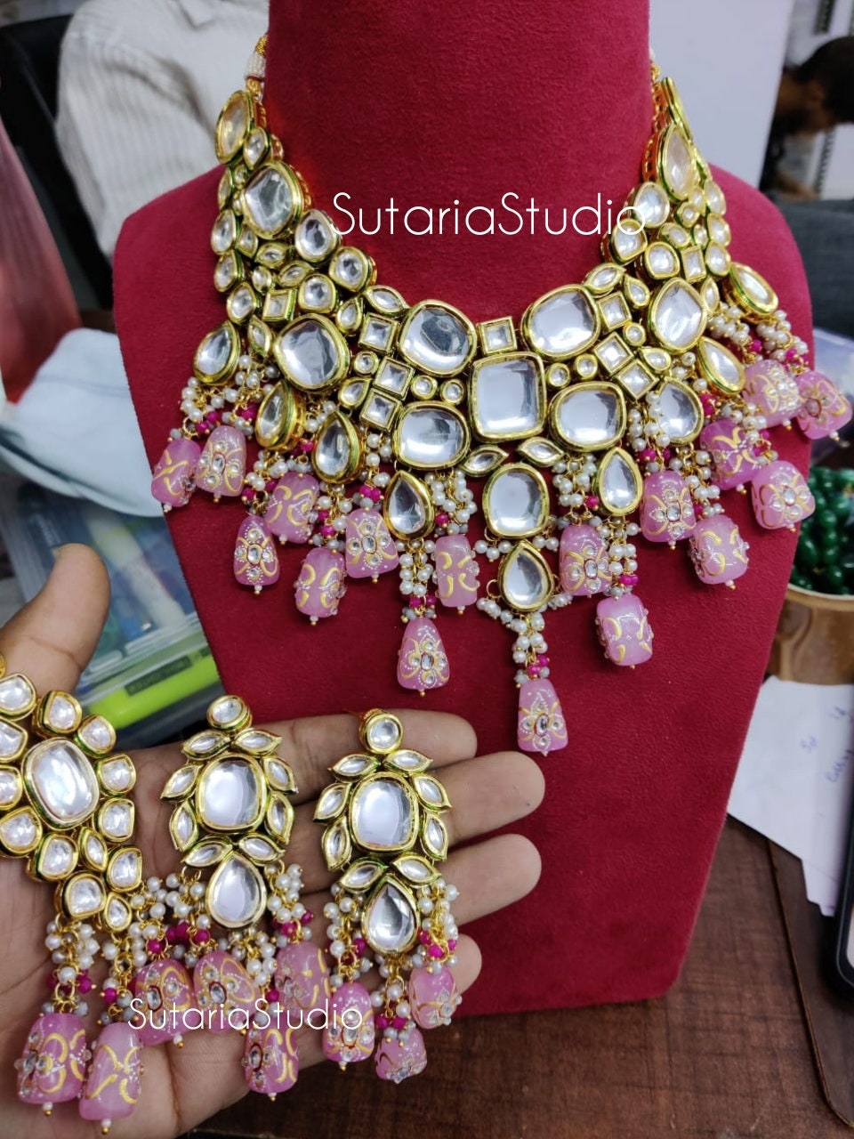 Sabyasachi Inspired Designer Kundan Set 