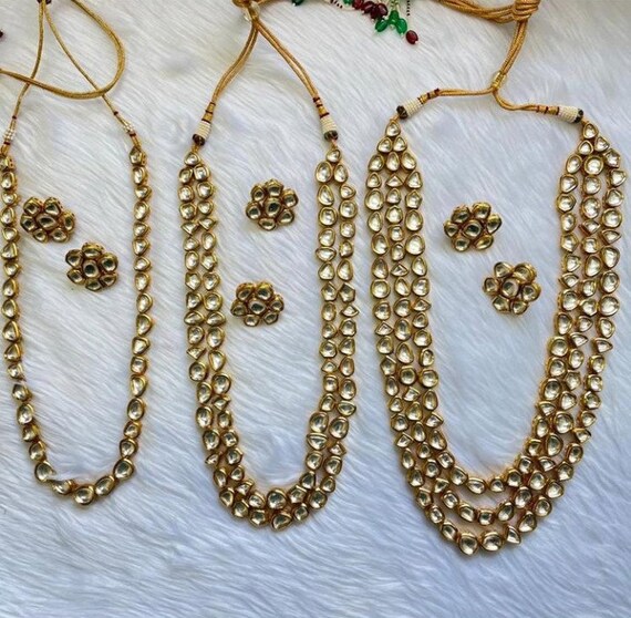 Designer Elagant Kundan Haar With Multi 