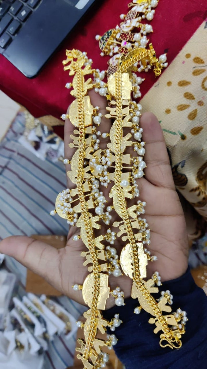 payal anklet Bridal Payal Baraat payal meenakari payal