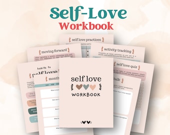 Printable Self Love Workbook | Learn To Love Yourself Worksheets