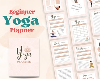 Beginner Yoga Planner: Wellness Intentions & Practice (PDF)