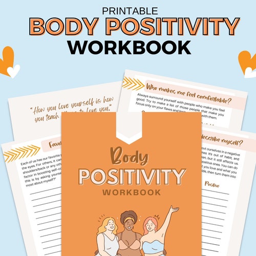 Body Positivity Workbook Printable Body Image Journal - Etsy