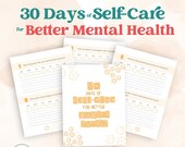 30-Day Self-Care Planner: Emotional Wellness Plan (PDF Download)