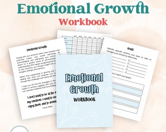 Emotional Growth Workbook | Balance Emotions for Inner Peace and Self-Improvement | Printable