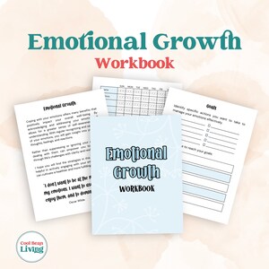 Emotional Growth Workbook | Balance Emotions for Inner Peace and Self-Improvement | Printable
