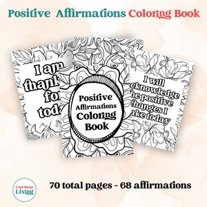 printable coloring pages with affirmations