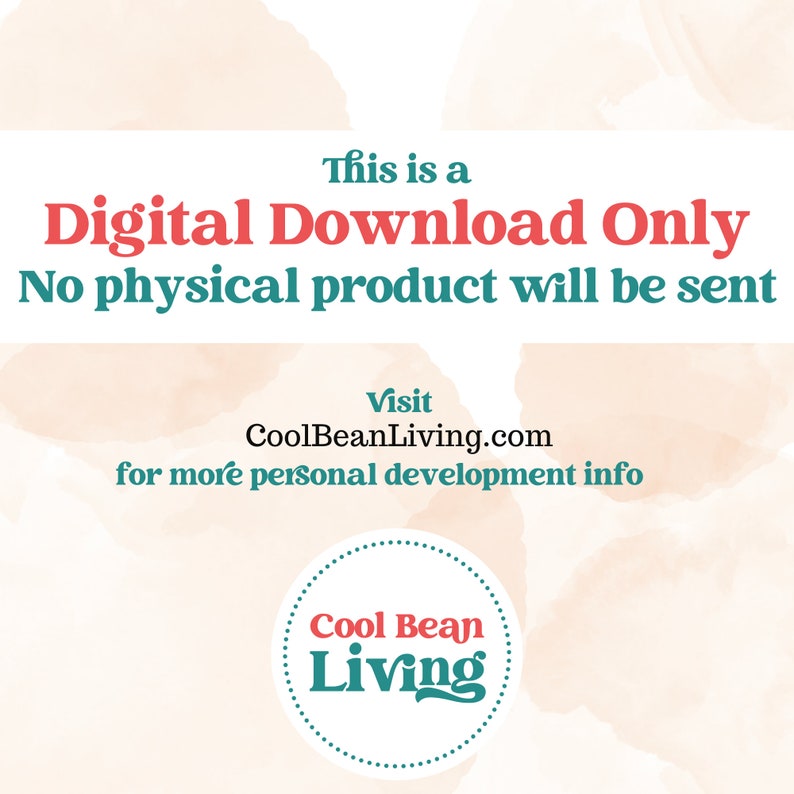 digital PDF download printable workbook