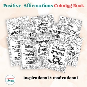 coloring pages for adults with affirmations