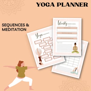 Yoga planner for sequences and meditation