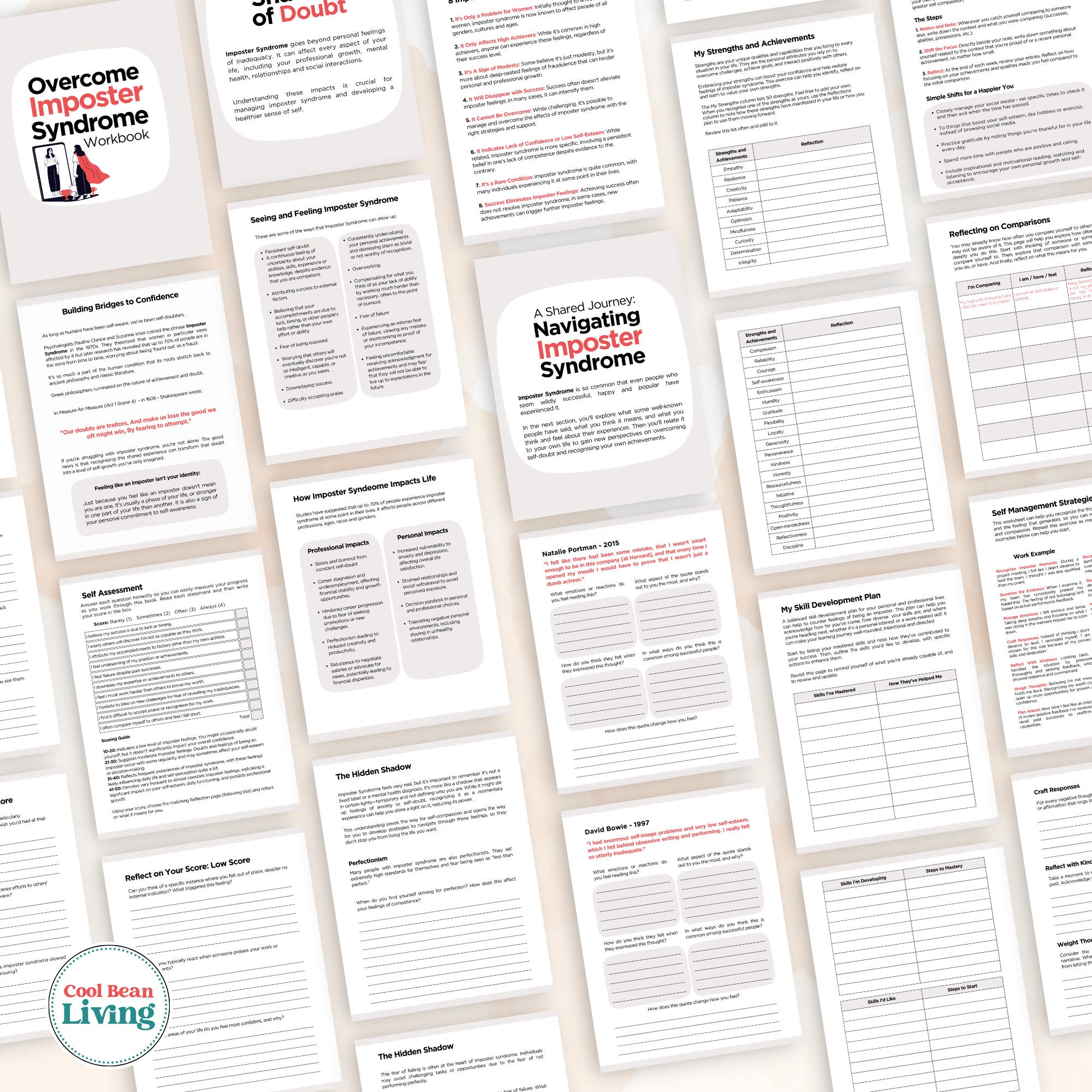 Printable Overcome Imposter Syndrome Workbook | Worksheets for Healing ...