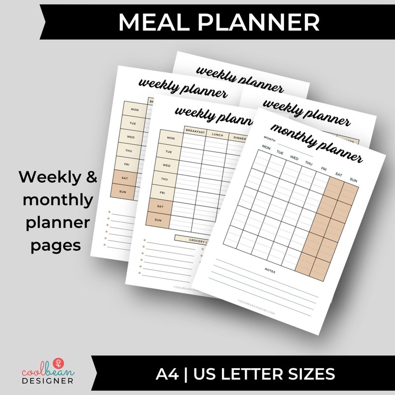 printable meal planner
