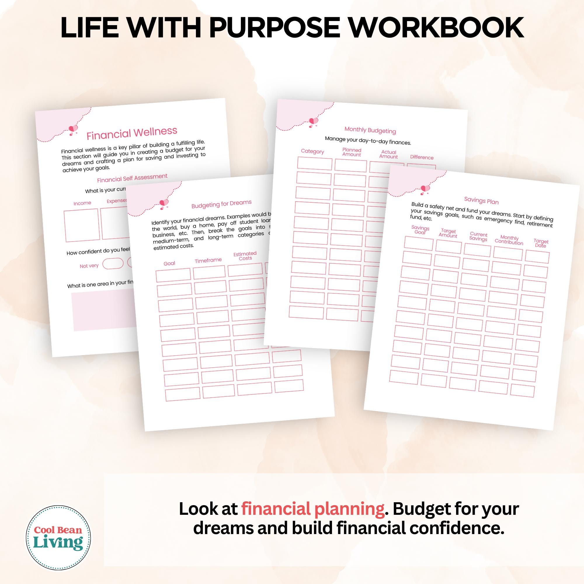 Life With Purpose Workbook | Printable Self-discovery Journal ...