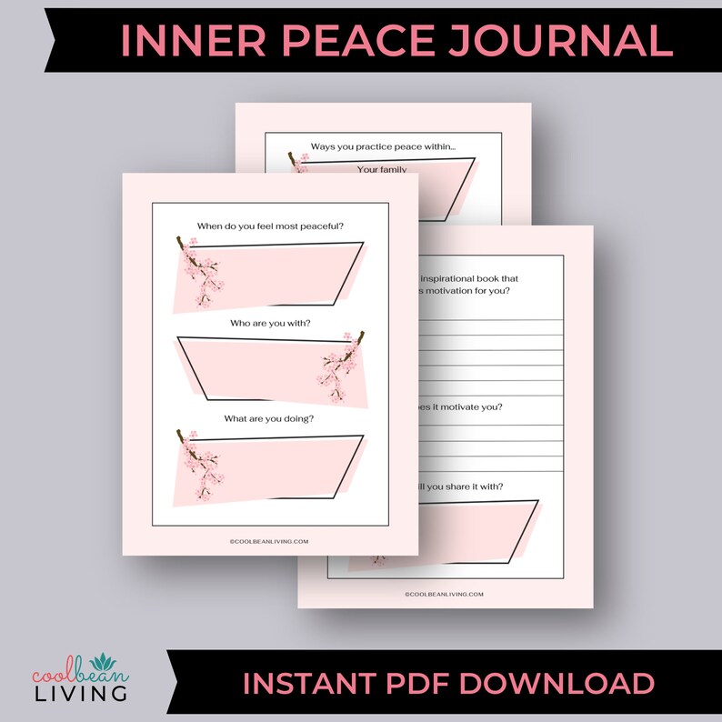 Find your inner peace journal