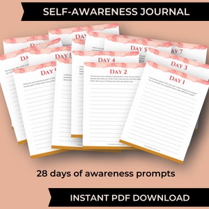 includes 28 days of awareness prompts