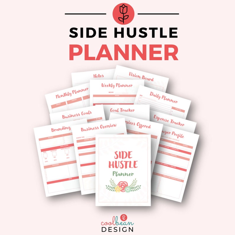 Side hustle printable planner