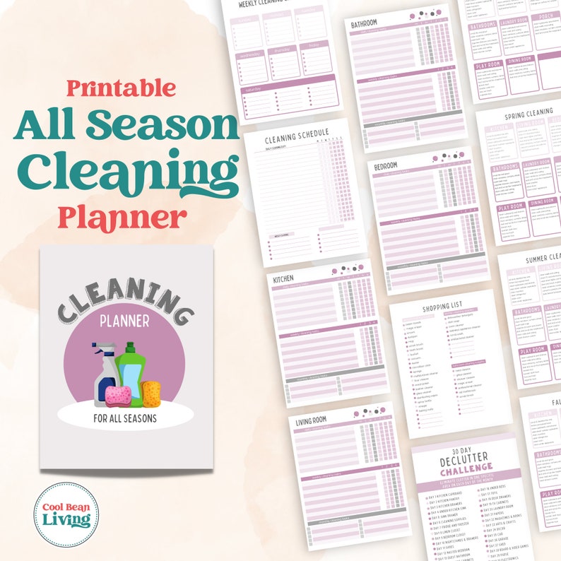 all seasons cleaning planner