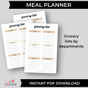 printable meal planner