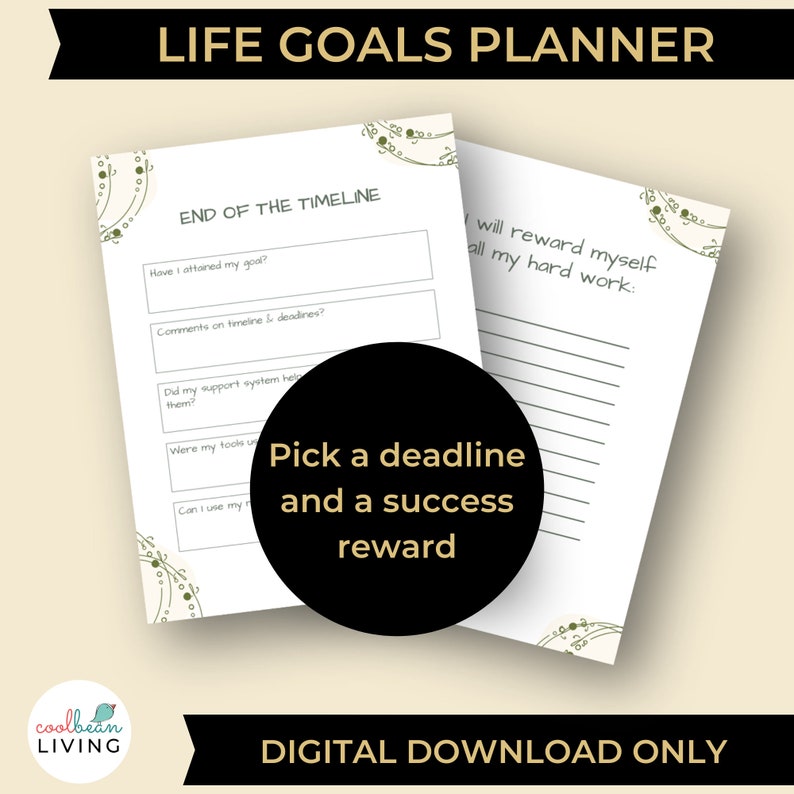 Pick a deadline and success reward