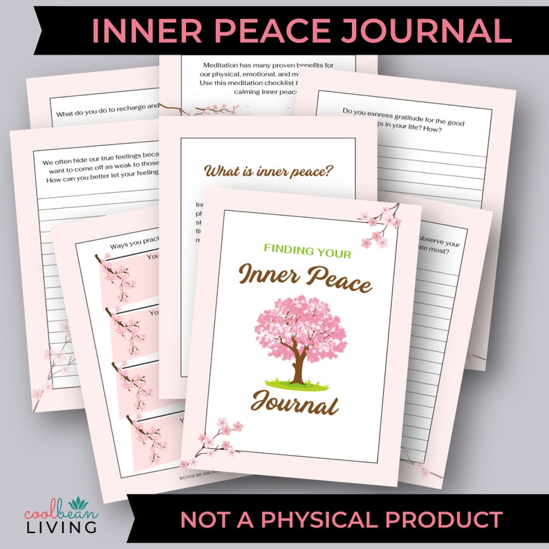 Find your inner peace journal