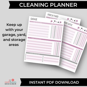 printable all-season cleaning planner