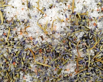 Eucalyptus Lavender Mint Rosemary Bath Salt / Soak / Tea Bath