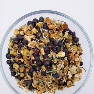 Mini Money Spell Kit: Herbal Blend, Crystal & Candle image 2