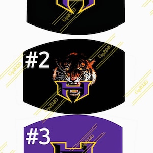 Face Mask, Hattiesburg High School, Petal Panthers, wayne county, Laurel tornado. Students Face Mask / Back to School / Gift / Free Shipping