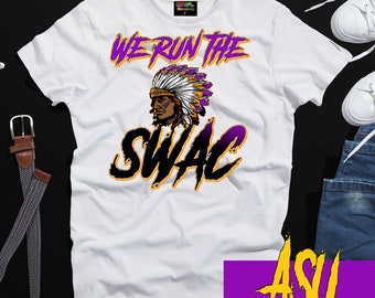 ASU Alcorn State , we run the SWAC HBCU, Braves Unisex Jersey Short Sleeve Tee