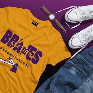 ASU Alcorn State University, HBCU, SWAC, Braves Unisex Jersey Short Sleeve Tee