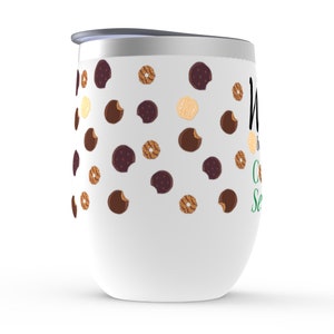 Girl Scout Cookie Season Wine Tumbler Girl Scout Leader Tumbler Girl Scout Leader Gift Cookie Mom Gift Girl Scouts image 4