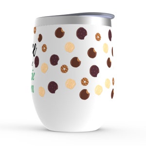 Girl Scout Cookie Season Wine Tumbler Girl Scout Leader Tumbler Girl Scout Leader Gift Cookie Mom Gift Girl Scouts image 1